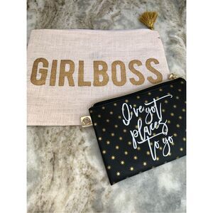 Makeup Bags Two Sizes #mud pie #dabney lee